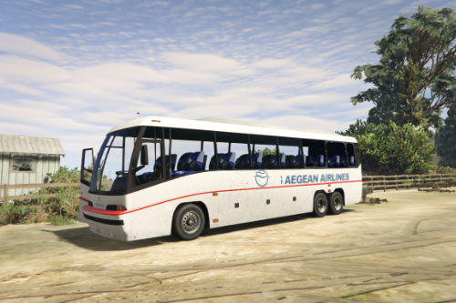 Aegean Airlines Livery for Coach Bus